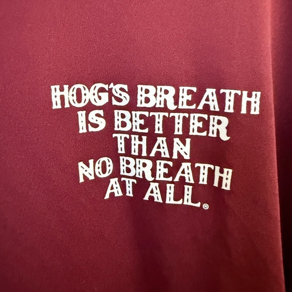 Maroon Long Sleeve Tee - Picture 3 of 4